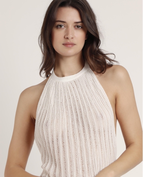 Vestido Espalda Abierta Ibiza para Mujer CRUDO 2