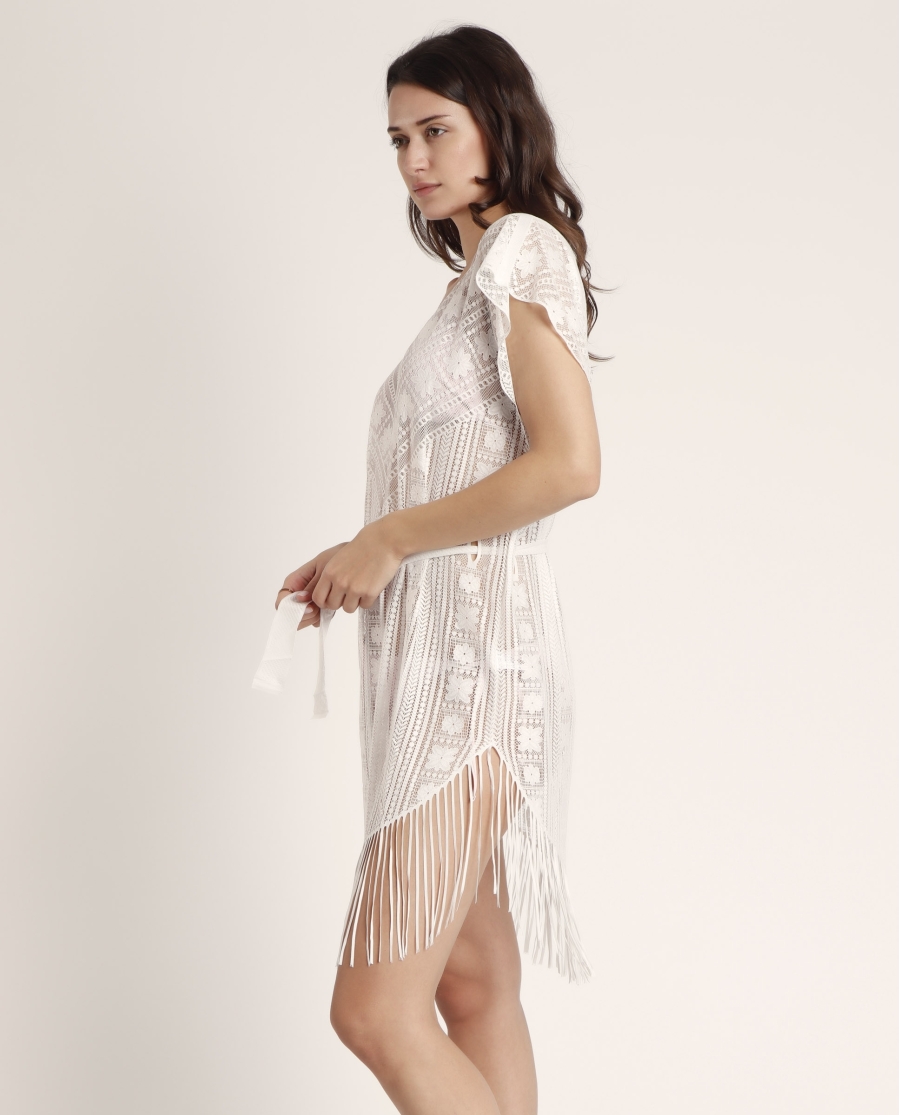 ADMAS Vestido Playa Party para Mujer CRUDO