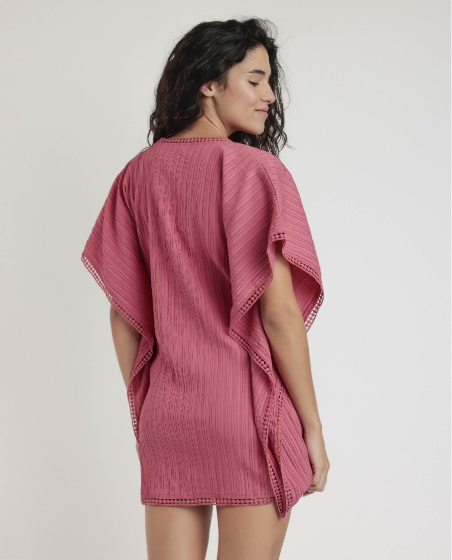 ADMAS Vestido Kaftan Hawaii para Mujer ROSA ADMAS Vestido Kaftan Hawaii para Mujer ROSA