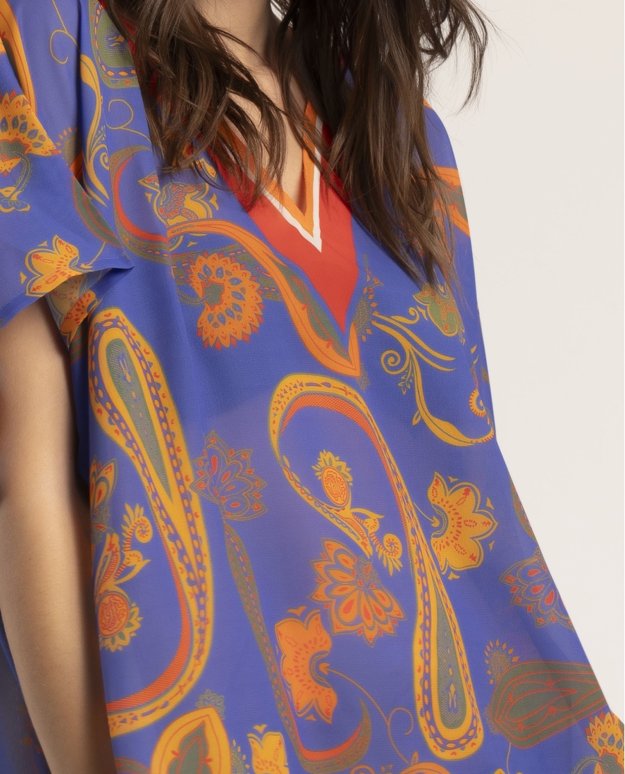 ADMAS Vestido Kaftan Morado para Mujer MORADO ADMAS Vestido Kaftan Morado para Mujer MORADO