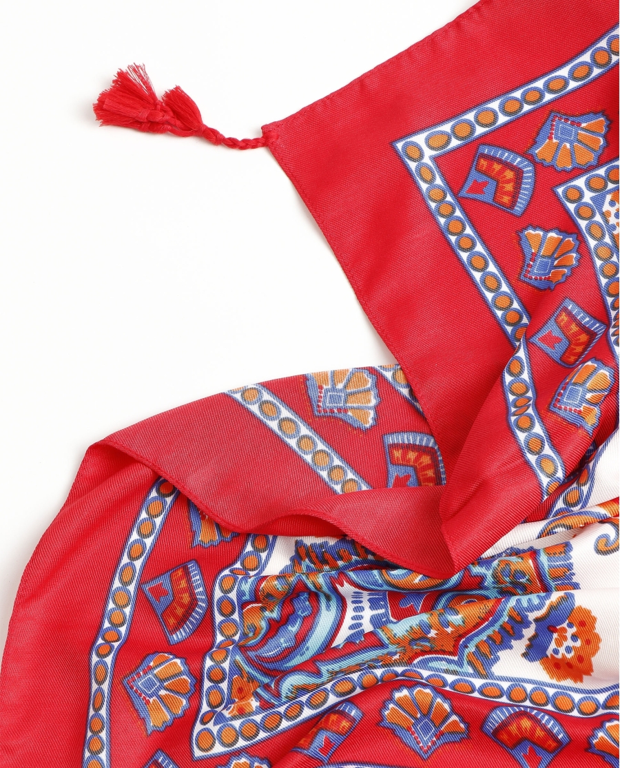 ADMAS Pareo Mandala Rojo para Mujer ROJO