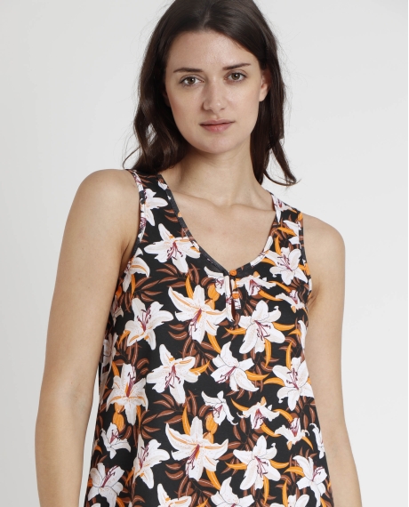 ADMAS Vestido Sin Mangas Sunset Jungle para Mujer FLORES 2