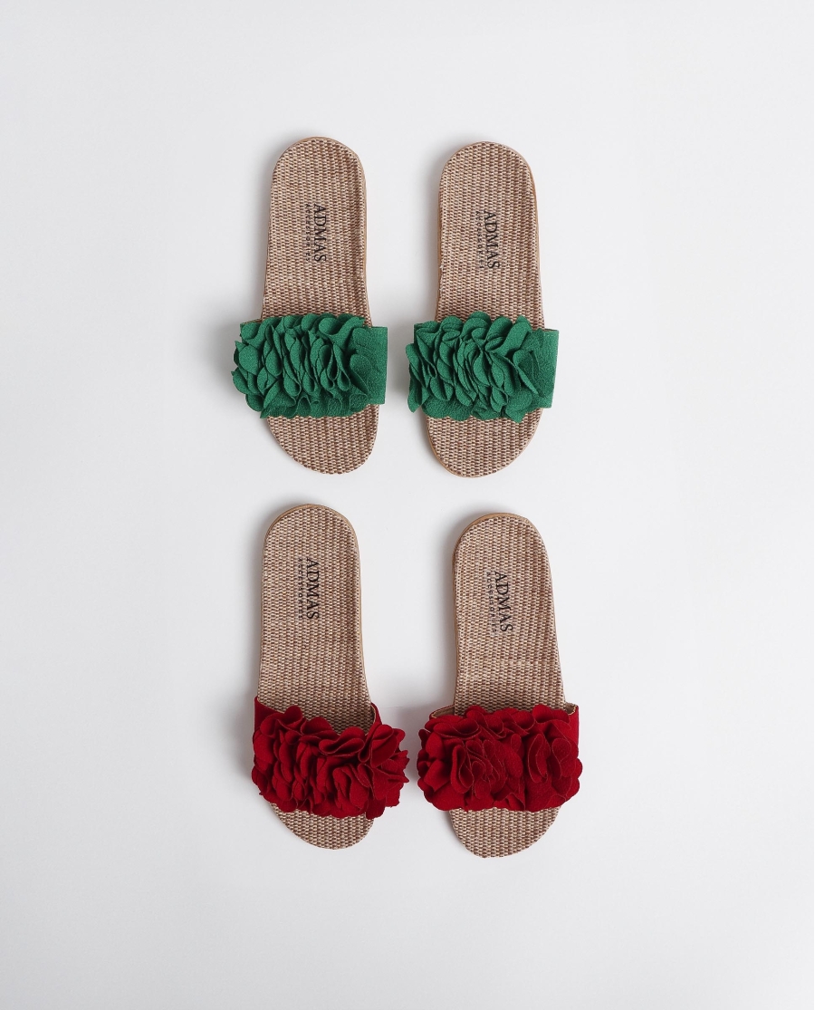 ADMAS Sandalias Flores para Mujer, (Caja 6 pares) SURTIDO