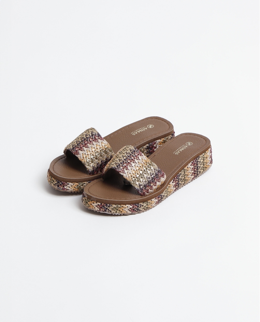 ADMAS Sandalias Cuña Banda para Mujer, (Caja 6 pares) SURTIDO ADMAS Sandalias Cuña Banda para Mujer, (Caja 6 pares) SURTIDO