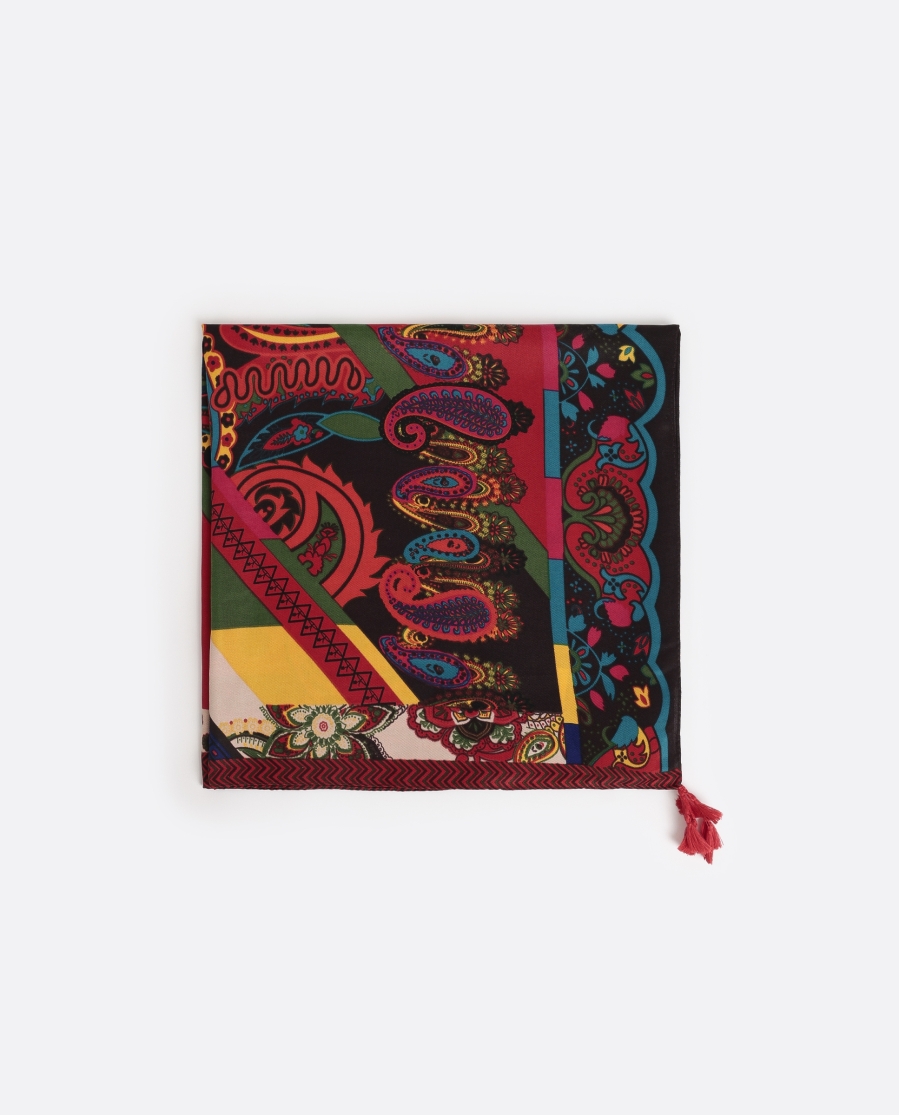 ADMAS Pareo Paisley Multicolor para Mujer MULTICOLOR