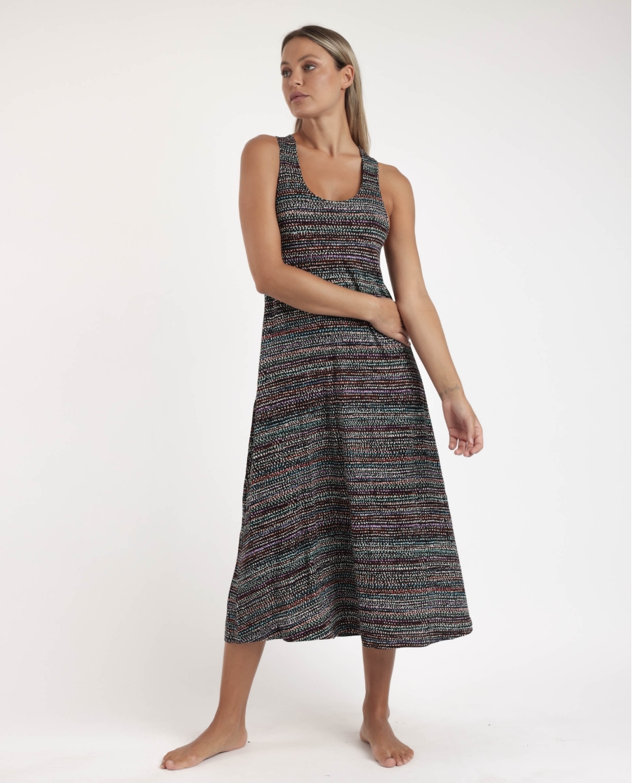 ADMAS Vestido Halter Night Dots para Mujer TOPOS