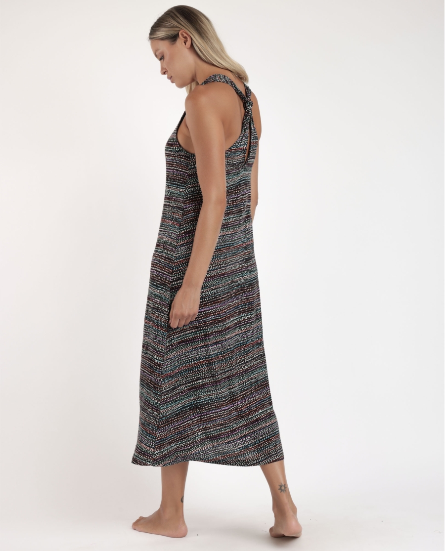 ADMAS Vestido Halter Night Dots para Mujer TOPOS