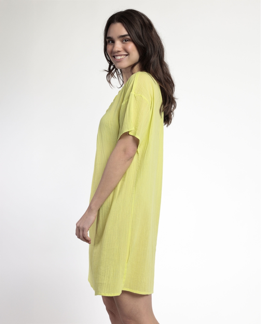 ADMAS Vestido Manga Corta Stone para Mujer LIMA ADMAS Vestido Manga Corta Stone para Mujer LIMA