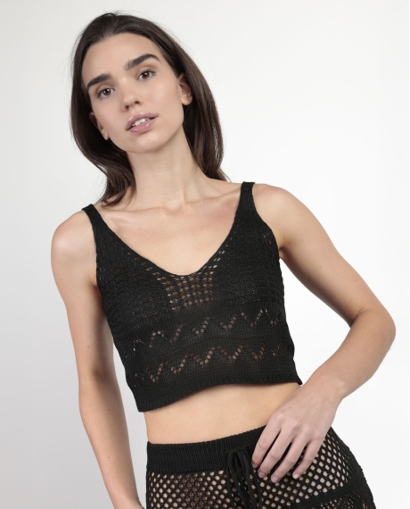 ADMAS Conjunto Top + Falda Total Look para Mujer NEGRO 2