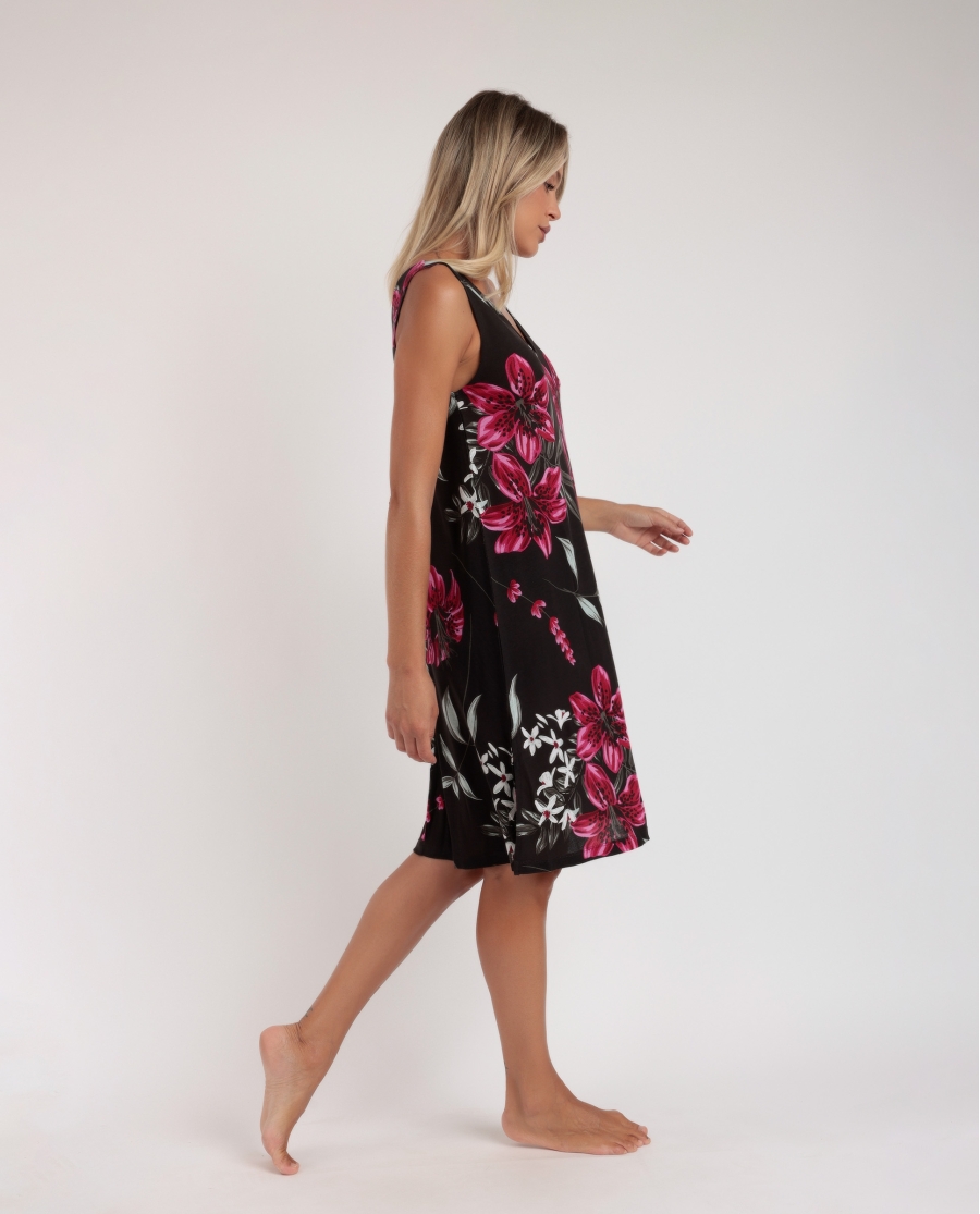 ADMAS Vestido Sin Mangas Shiny Braid para Mujer CHOCOLATE ADMAS Vestido Sin Mangas Shiny Braid para Mujer CHOCOLATE