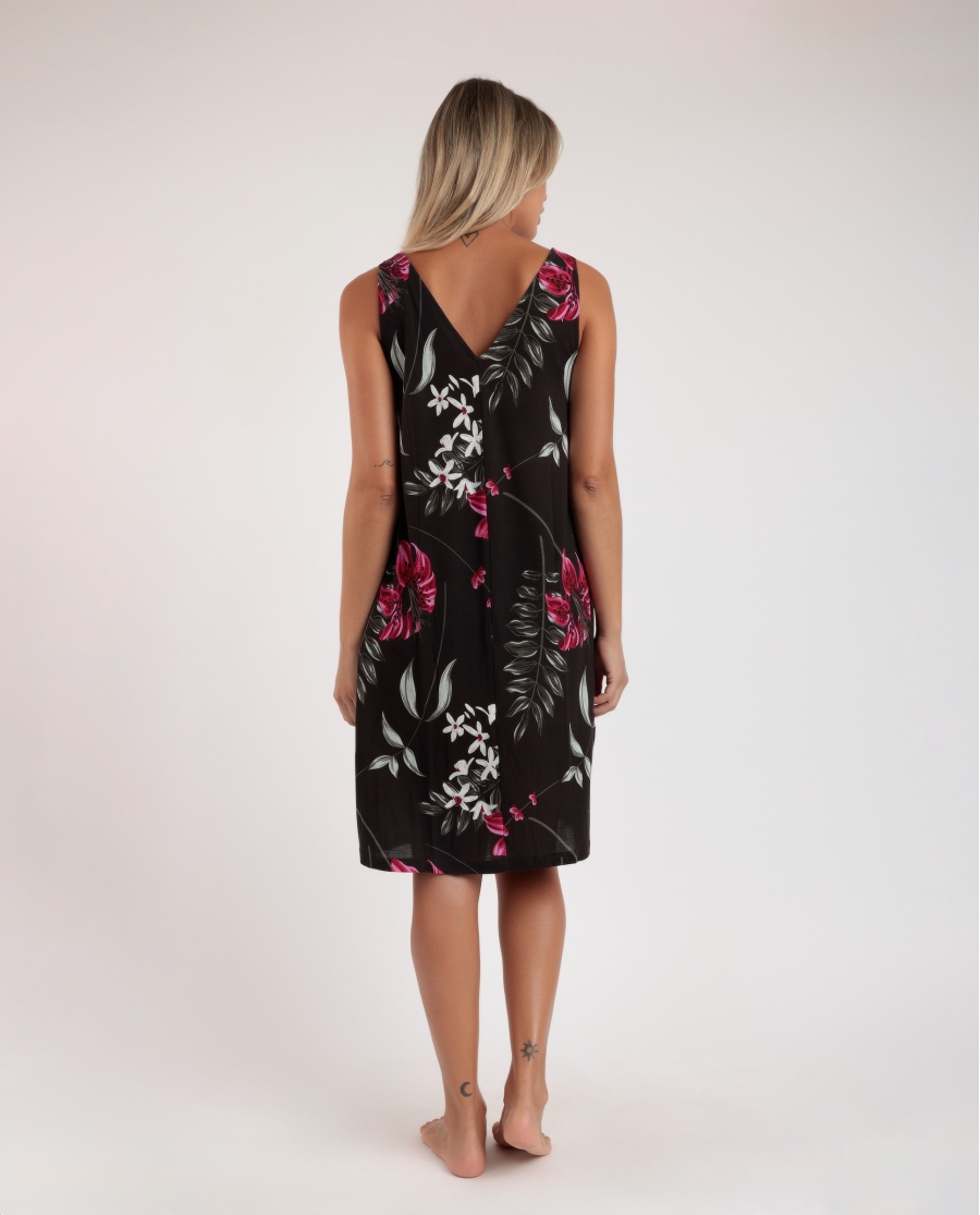 ADMAS Vestido Sin Mangas Shiny Braid para Mujer CHOCOLATE ADMAS Vestido Sin Mangas Shiny Braid para Mujer CHOCOLATE