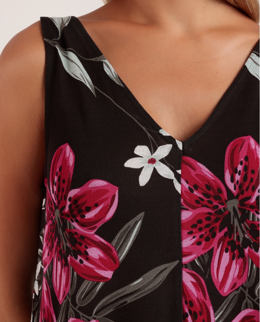 ADMAS Vestido Sin Mangas Shiny Braid para Mujer CHOCOLATE ADMAS Vestido Sin Mangas Shiny Braid para Mujer CHOCOLATE