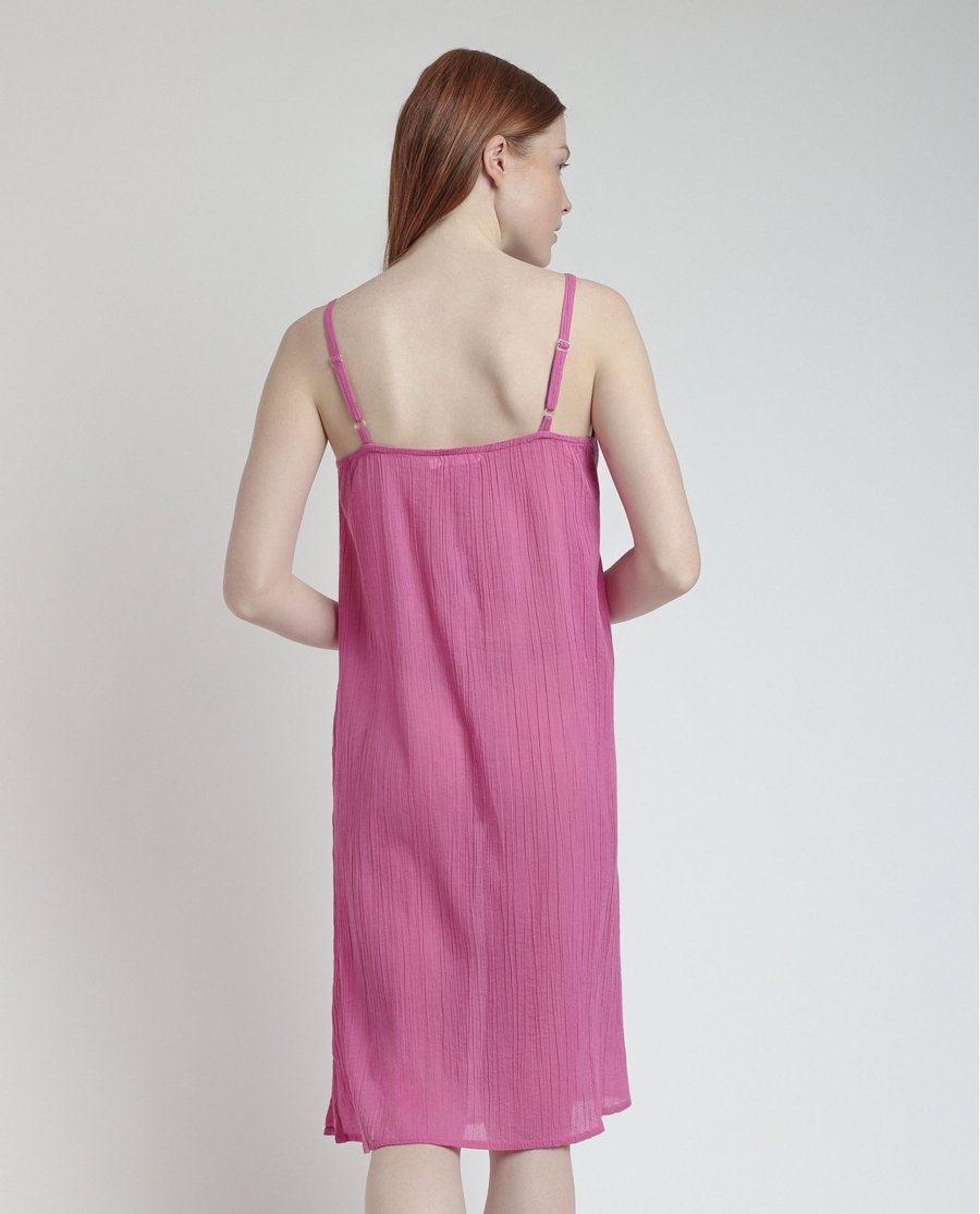 ADMAS Vestido Tirantes Stone para Mujer FUCSIA