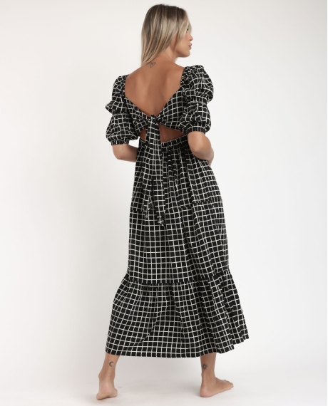 ADMAS Vestido Manga Francesa Dreams para Mujer CHOCOLATE 2