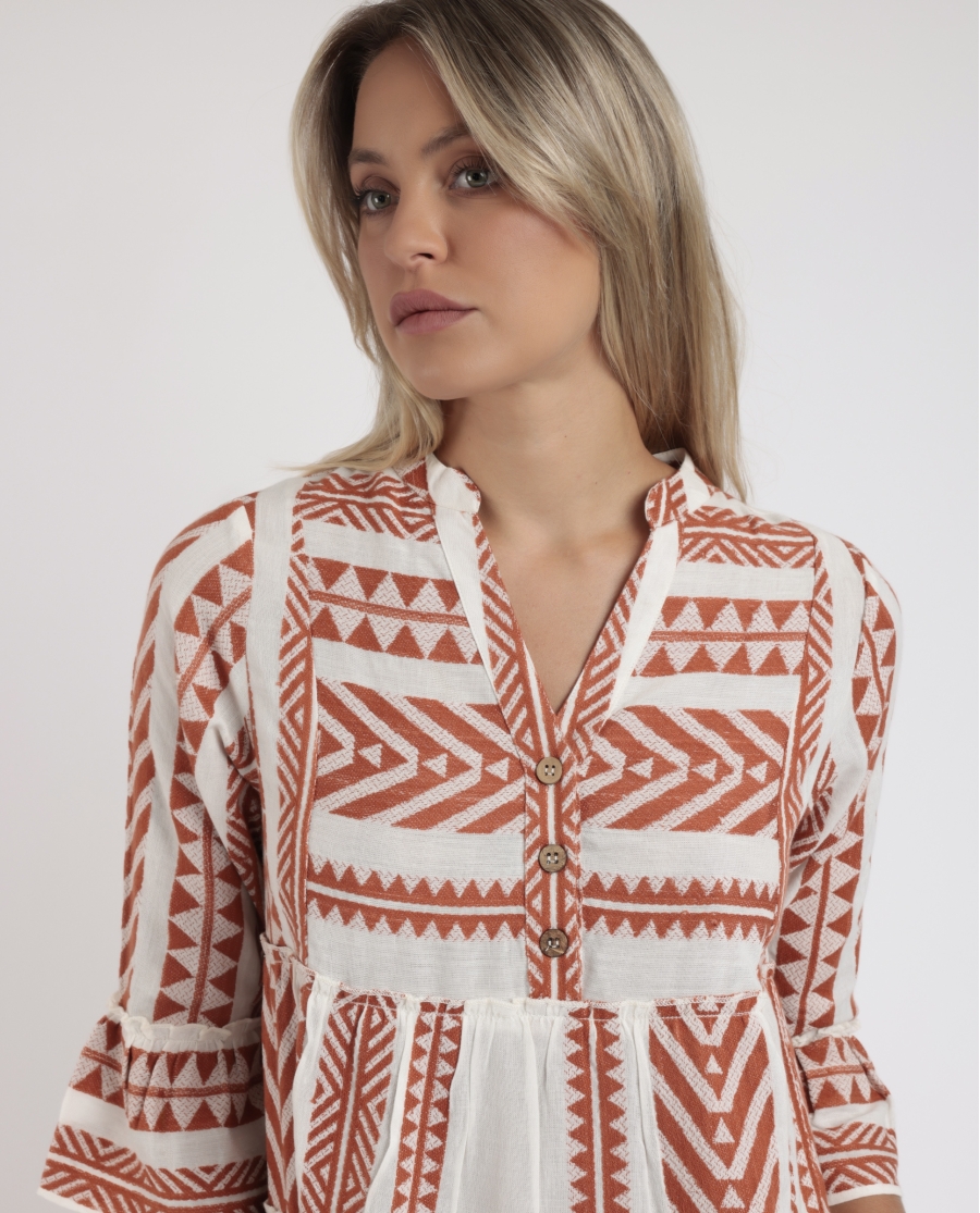 ADMAS Vestido Manga Larga Sicilia para Mujer CALDERA ADMAS Vestido Manga Larga Sicilia para Mujer CALDERA