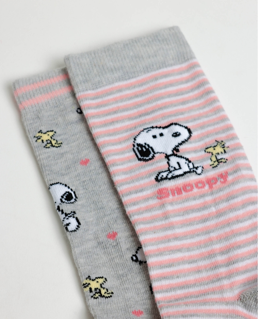 PEANUTS Calcetín Mediano Snoopy & Friends para Mujer, (Caja de 6 unidades) SURTIDO PEANUTS Calcetín Mediano Snoopy & Friends para Mujer, (Caja de 6 unidades) SURTIDO