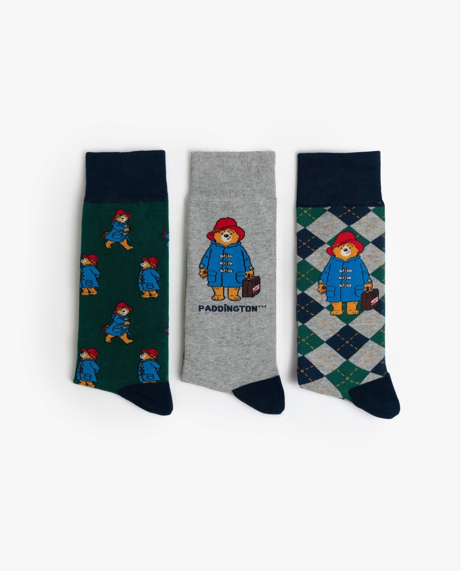 PADDINGTON Calcetín Marmalade para Hombre, (Caja de 6 unidades) SURTIDO PADDINGTON Calcetín Marmalade para Hombre, (Caja de 6 unidades) SURTIDO