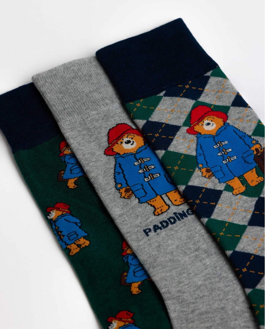 PADDINGTON Calcetín Marmalade para Hombre, (Caja de 6 unidades) SURTIDO PADDINGTON Calcetín Marmalade para Hombre, (Caja de 6 unidades) SURTIDO