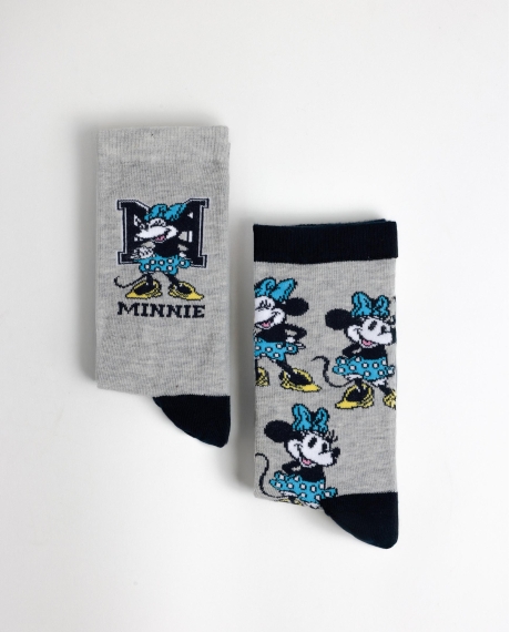 DISNEY Calcetín Mickey Jeans para Hombre, (Caja de 6 unidades) SURTIDO 2