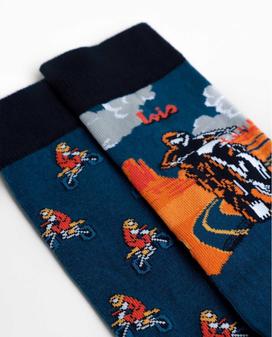 LOIS Calcetín Mediano Lois Urban Motor para Hombre, (Caja de 6 unidades) SURTIDO LOIS Calcetín Mediano Lois Urban Motor para Hombre, (Caja de 6 unidades) SURTIDO