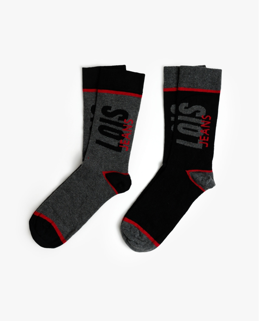 LOIS Calcetín Speed para Hombre, (Caja de 6 pares) SURTIDO LOIS Calcetín Speed para Hombre, (Caja de 6 pares) SURTIDO