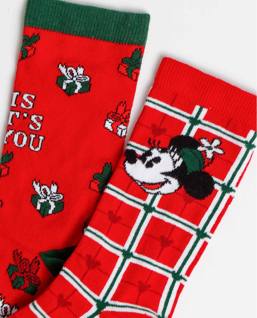 DISNEY Calcetines Holidays Caja Regalo para Mujer, (Pack 2 pares / Caja 12 packs) PACK-COLOR DISNEY Calcetines Holidays Caja Regalo para Mujer, (Pack 2 pares / Caja 12 packs) PACK-COLOR