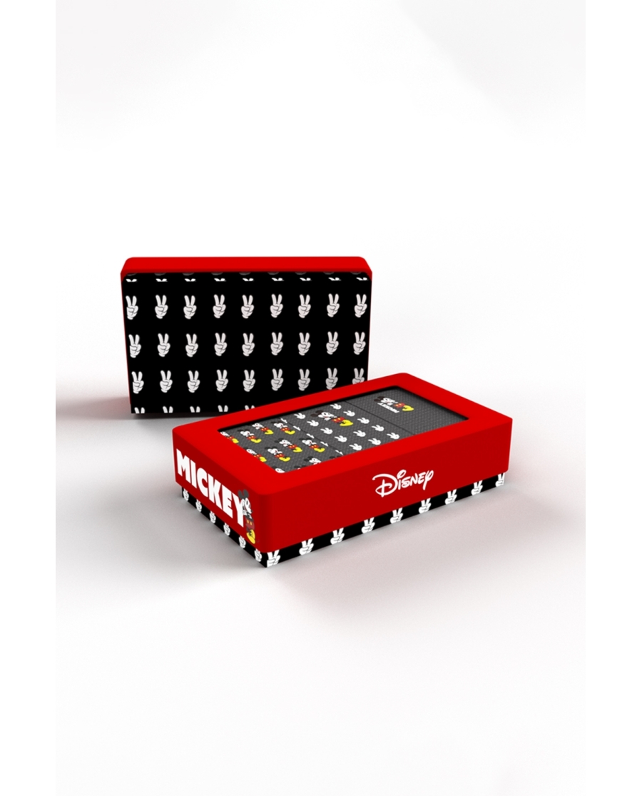 DISNEY Calcetín Mediano Mickey Grey para Hombre, (Caja de 3 unidades) PACK FANTASIA DISNEY Calcetín Mediano Mickey Grey para Hombre, (Caja de 3 unidades) PACK FANTASIA