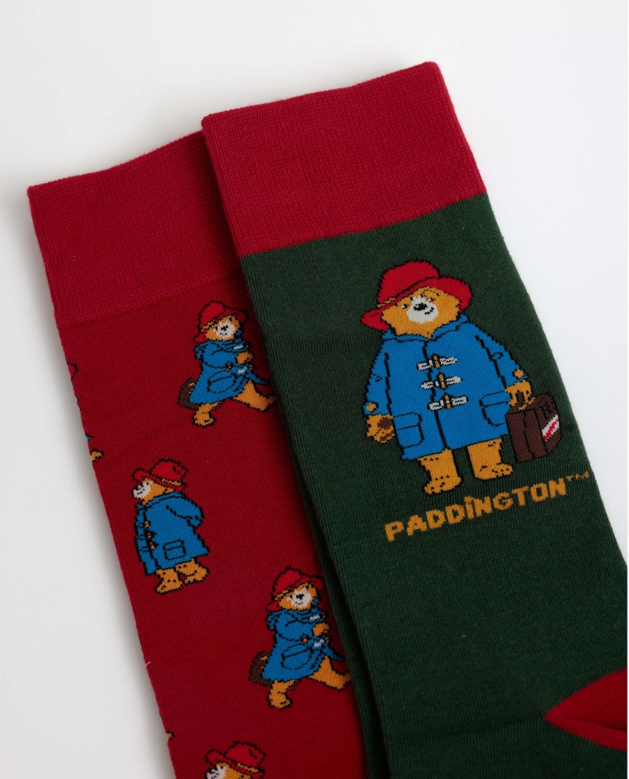 PADDINGTON Calcetín Winter Is Here para Hombre, (Pack 2 pares / Caja de 12 packs) PACK FANTASIA