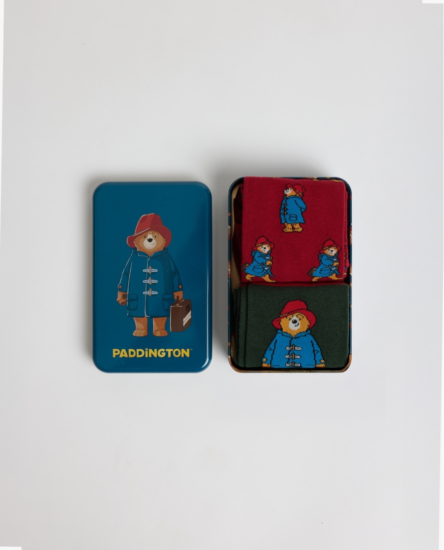 PADDINGTON Calcetín Winter Is Here para Hombre, (Pack 2 pares / Caja de 12 packs) PACK FANTASIA