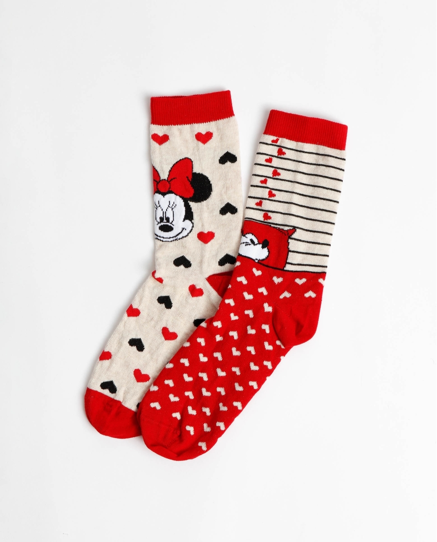 DISNEY Calcetín Mediano Sweet Dreams para Mujer, (Caja de 6 pares) SURTIDO DISNEY Calcetín Mediano Sweet Dreams para Mujer, (Caja de 6 pares) SURTIDO