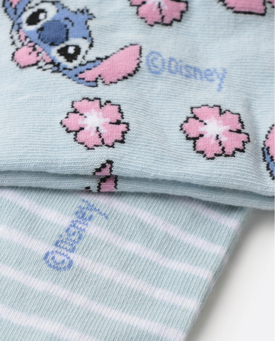 DISNEY Calcetín Tobillero Stitches para Mujer, (Caja de 6 pares) SURTIDO DISNEY Calcetín Tobillero Stitches para Mujer, (Caja de 6 pares) SURTIDO