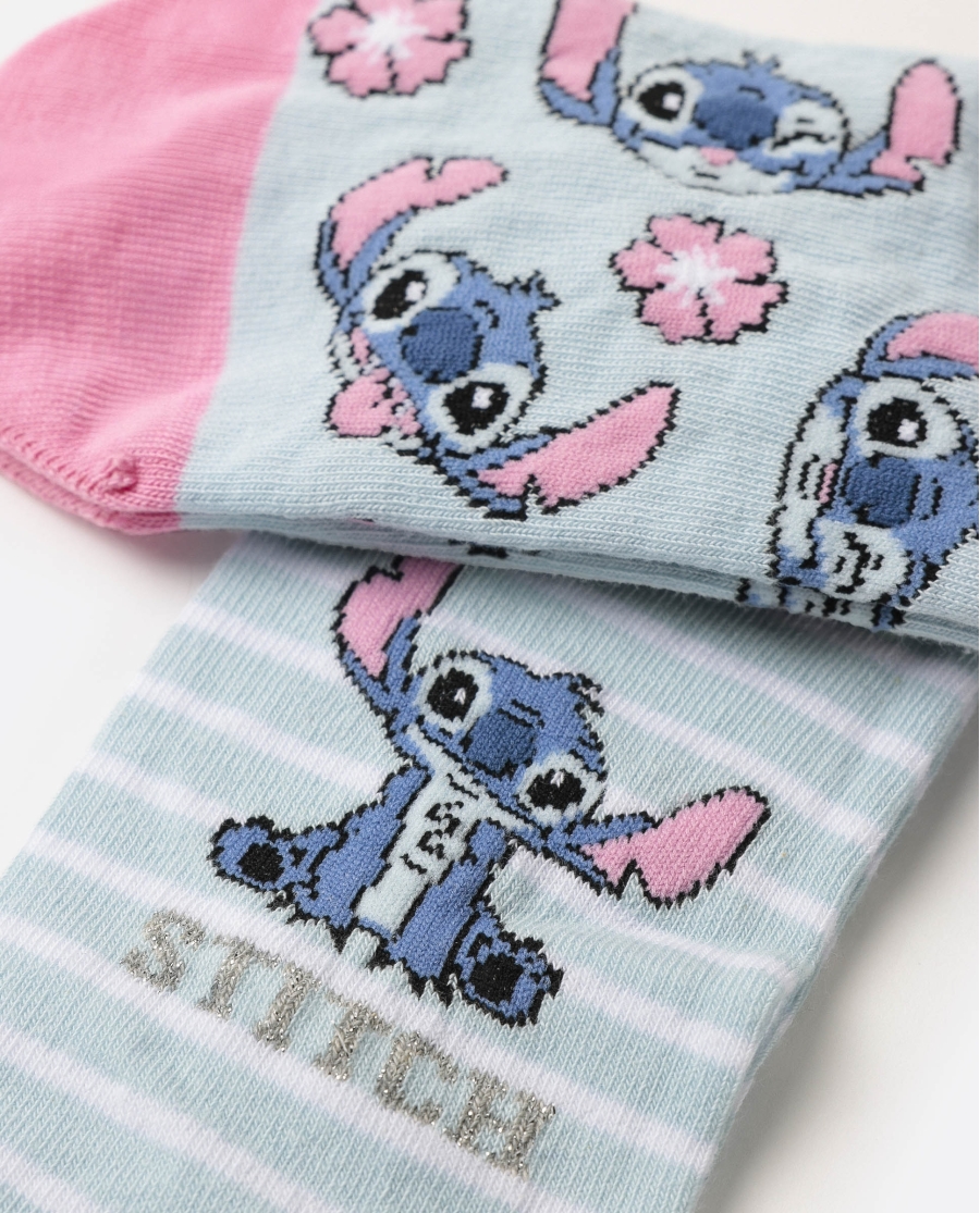 DISNEY Calcetín Tobillero Stitches para Mujer, (Caja de 6 pares) SURTIDO DISNEY Calcetín Tobillero Stitches para Mujer, (Caja de 6 pares) SURTIDO