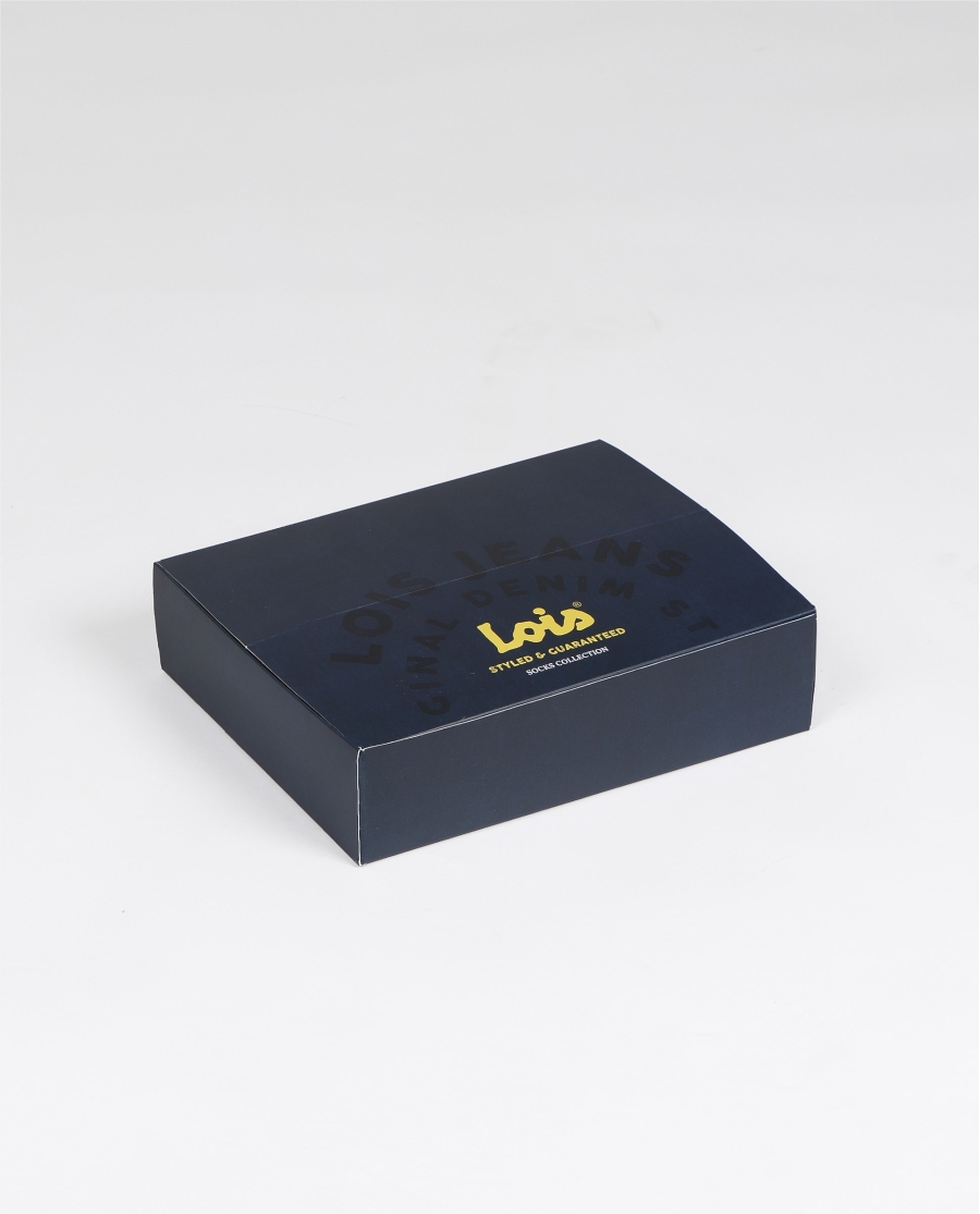 LOIS Calcetín Tobillero Antideslizante para Hombre, (Caja de 6 pares) SURTIDO LOIS Calcetín Tobillero Antideslizante para Hombre, (Caja de 6 pares) SURTIDO