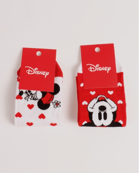 DISNEY Calcetín Tobillero Thinking Of You para Mujer, (Caja de 6 pares) SURTIDO 2