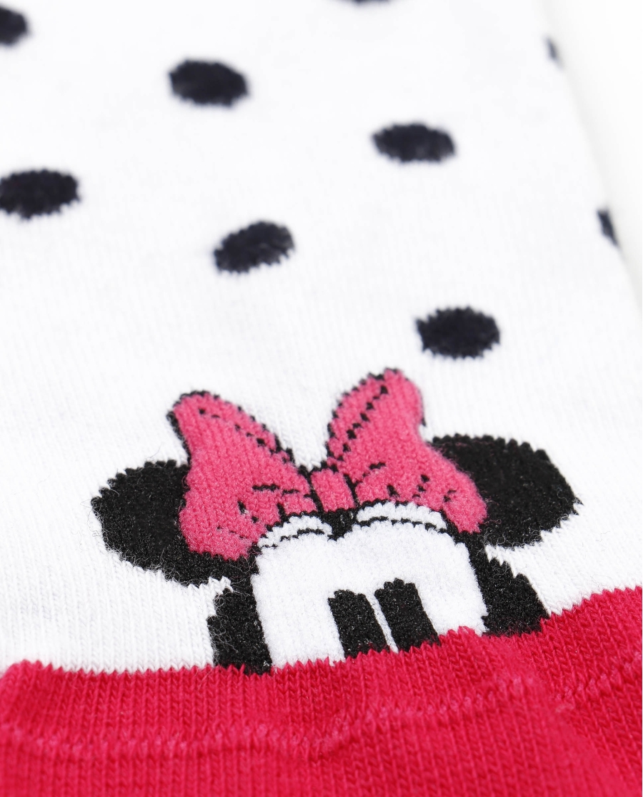 DISNEY Calcetín Tobillero Minnie Couture para Mujer, (Caja de 6 unidades) SURTIDO DISNEY Calcetín Tobillero Minnie Couture para Mujer, (Caja de 6 unidades) SURTIDO