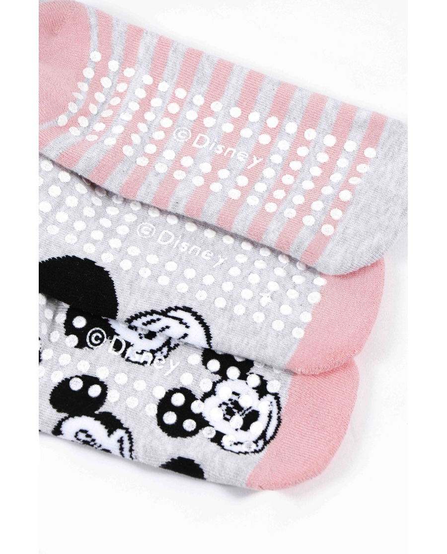 DISNEY Calcetín Antideslizante Mickey Pink para Mujer, (Caja de 12 pares) SURTIDO DISNEY Calcetín Antideslizante Mickey Pink para Mujer, (Caja de 12 pares) SURTIDO