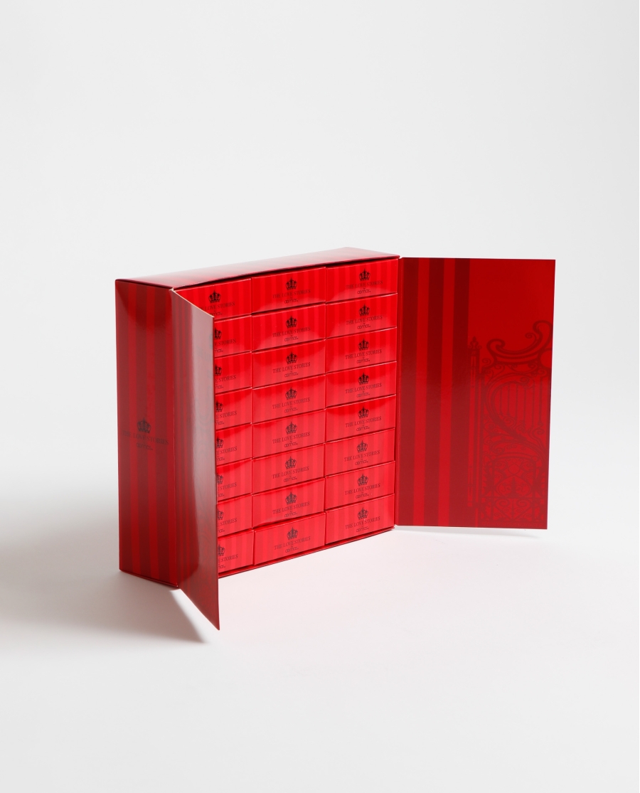 ADMAS Tanga Bicolor con Envase Regalo para Mujer ROJO