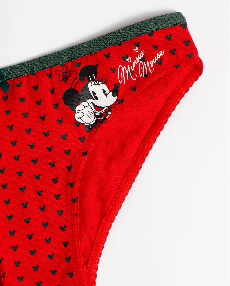 DISNEY Braga Expositor Holidays para Mujer (Caja de 12 unidades) ROJO DISNEY Braga Expositor Holidays para Mujer (Caja de 12 unidades) ROJO