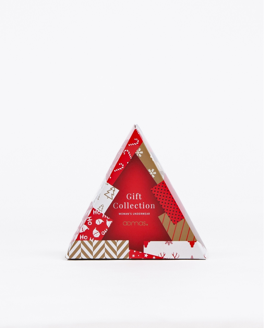 ADMAS Culotte Topos para Mujer, (Caja de 12 unidades) ROJO RUBÍ