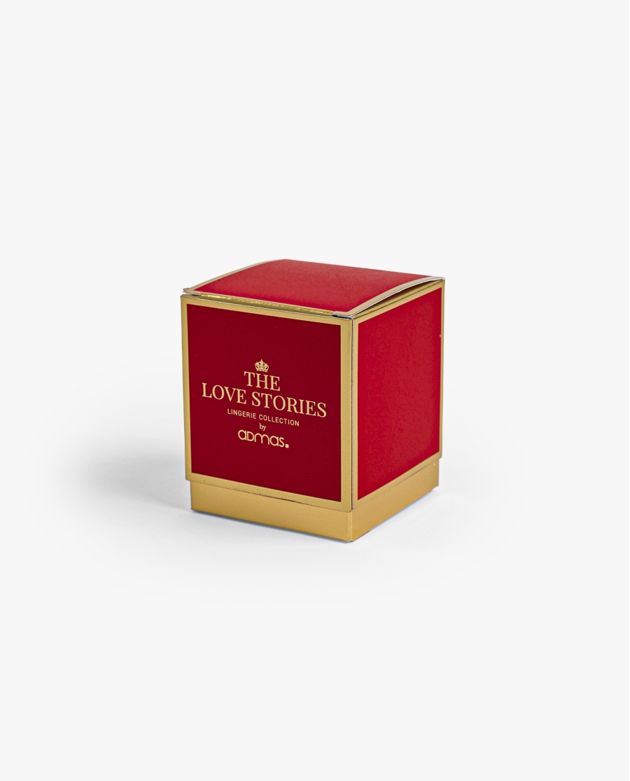 ADMAS Braga Alta Christmas con Envase Regalo para Mujer, (Caja de 12 unidades) ROJO ADMAS Braga Alta Christmas con Envase Regalo para Mujer, (Caja de 12 unidades) ROJO