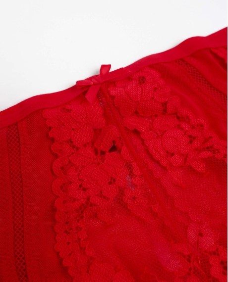 ADMAS Braga Alta Christmas con Envase Regalo para Mujer, (Caja de 12 unidades) ROJO 2