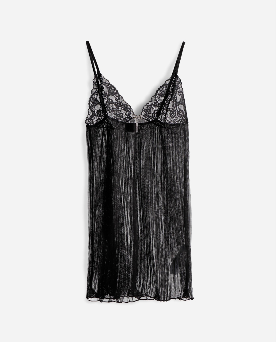 ADMAS Tentación Plisada para Mujer NEGRO ADMAS Tentación Plisada para Mujer NEGRO