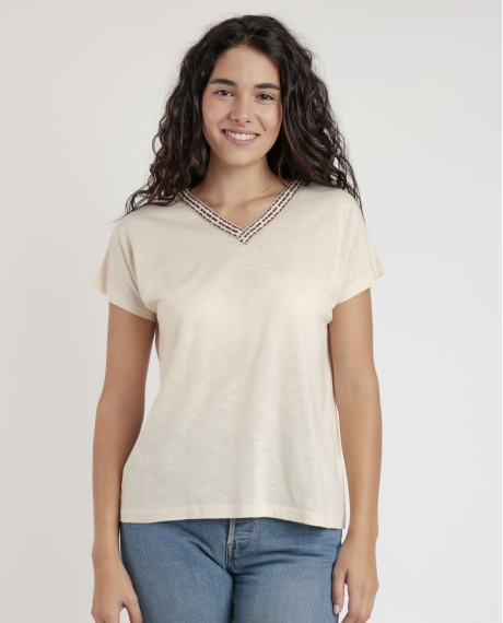 ADMAS Camiseta Manga Caída Mexico para Mujer CRUDO 2