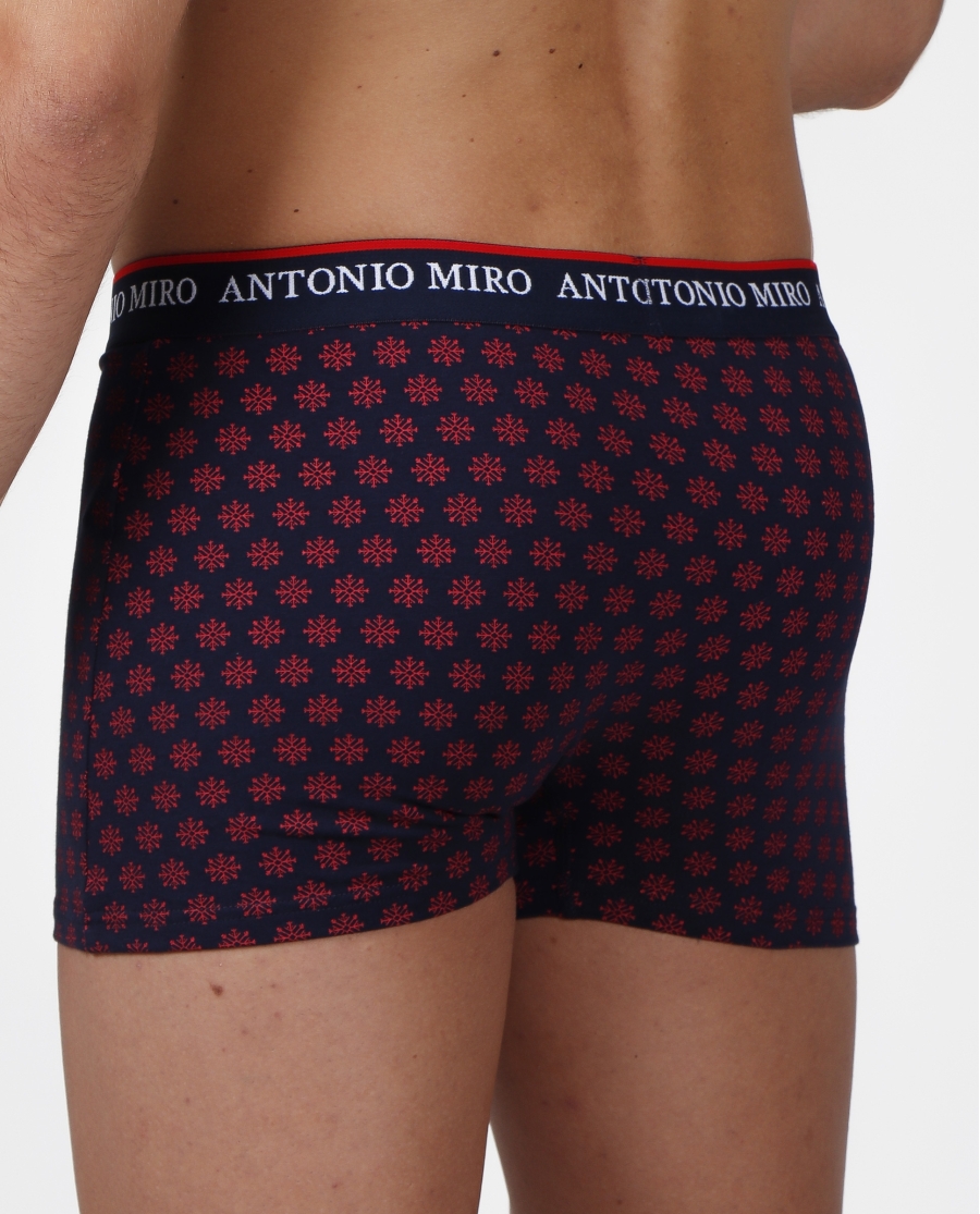ANTONIO MIRO Calzoncillo/Bóxer Bote Metal Regalo para Hombre, (Caja de 12 unidades) ROJO