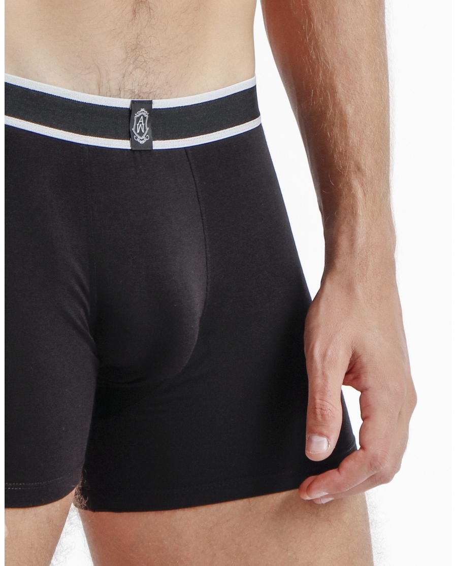 ADMAS Calzoncillo/Bóxer Soft Warm para Hombre NEGRO ADMAS Calzoncillo/Bóxer Soft Warm para Hombre NEGRO