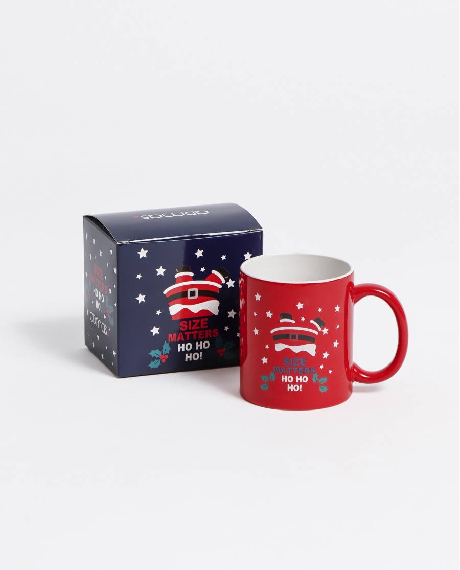 ADMAS Calzoncillo/Bóxer Size Matters Taza Regalo para Hombre, (Caja 12 unidades) MARINO