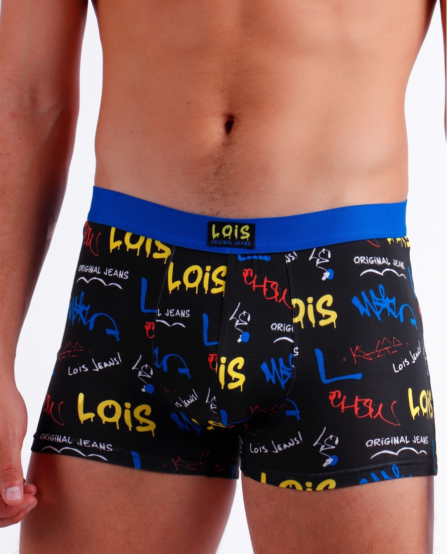 LOIS Calzoncillo/Bóxer Graffiti para Hombre, (Caja de 2 unidades) PACK FANTASIA LOIS Calzoncillo/Bóxer Graffiti para Hombre, (Caja de 2 unidades) PACK FANTASIA