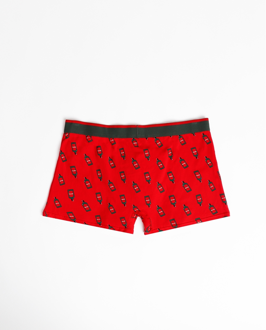 ADMAS Calzoncillo/Boxer North Pole para Hombre ROJO