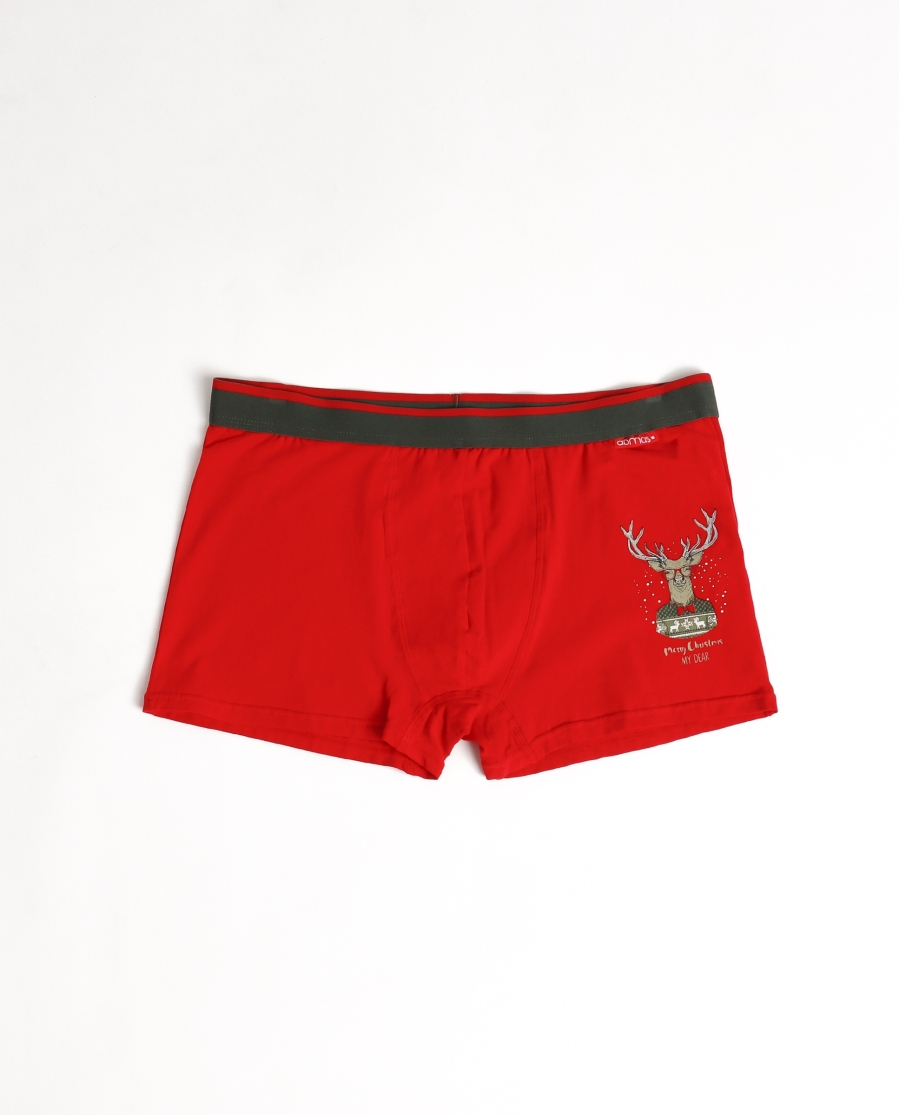 ADMAS Calzoncillo/Boxer My Dear para Hombre ROJO ADMAS Calzoncillo/Boxer My Dear para Hombre ROJO