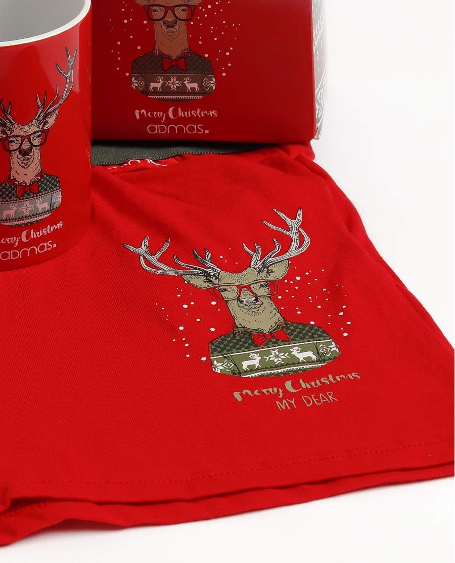 ADMAS Calzoncillo/Boxer My Dear para Hombre ROJO ADMAS Calzoncillo/Boxer My Dear para Hombre ROJO